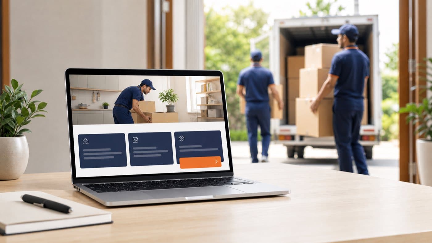 Dwaraka Packers and Movers — logistics website project built by Mana Studio